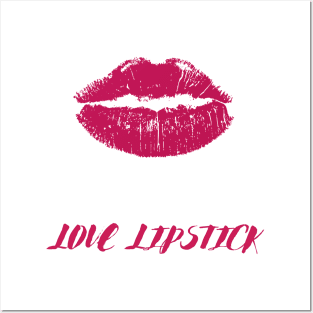 Love lipstick drippy hoodies dripping design Posters and Art